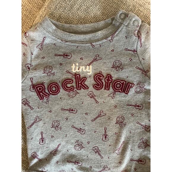 Baby Boy Clothes Rock Star Style Size 3-6 Months Lot of 3 items - Picture 10 of 10